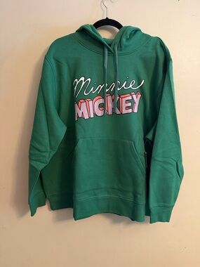 Disney Green Hoodie with Red Tag